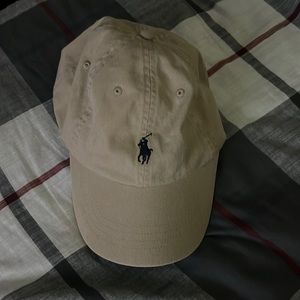 Tan polo hat